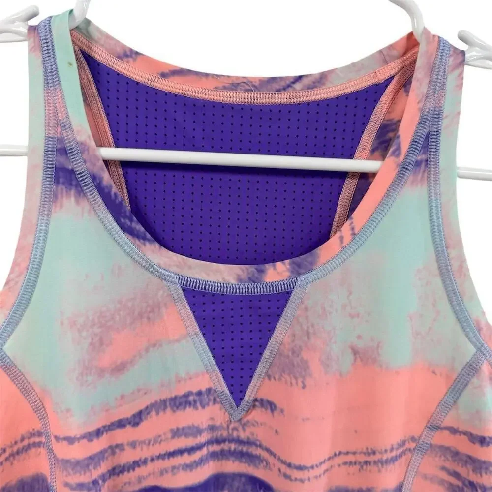Ivivva Girls Sleeveless Colorblock Dress 12 Casual Athleisure READ‎ Lululemon - Picture 4 of 8